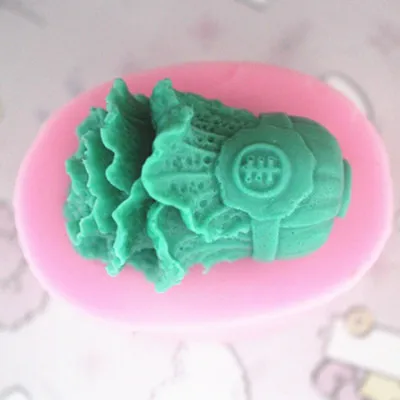 

Silicone soap mold AChinese cabbage shape fondant cake chocolate mold resin clay craft mould