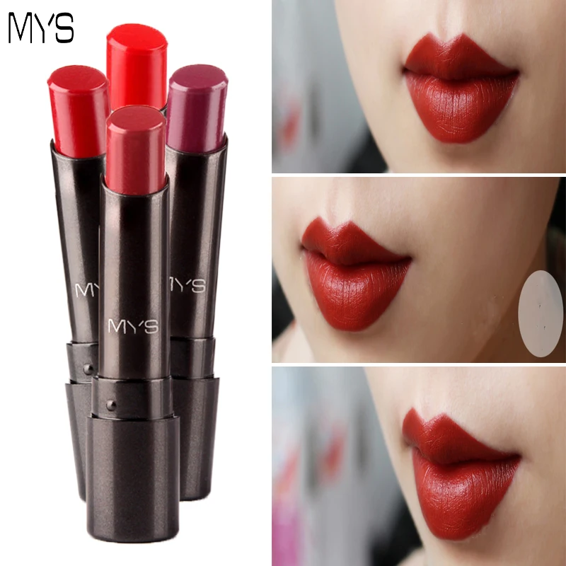 2016 новое поступление бренд MYS красивая матовая губная помада стойкий оттенок