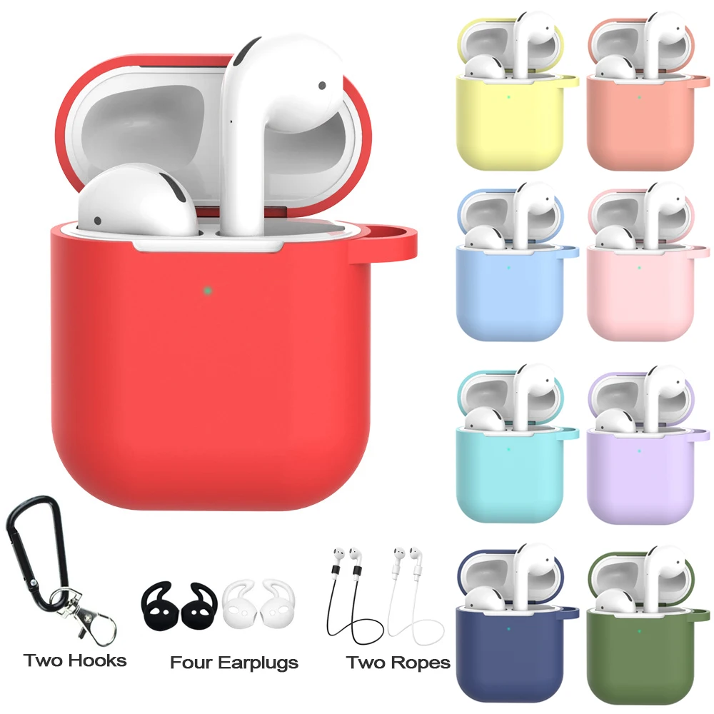 7 шт./компл. идеальный чехол для airpods 2 для airpods pro 3 Earpods чехол для IPad air стручки pro funda для airpod Чехол чехол Аксессуары