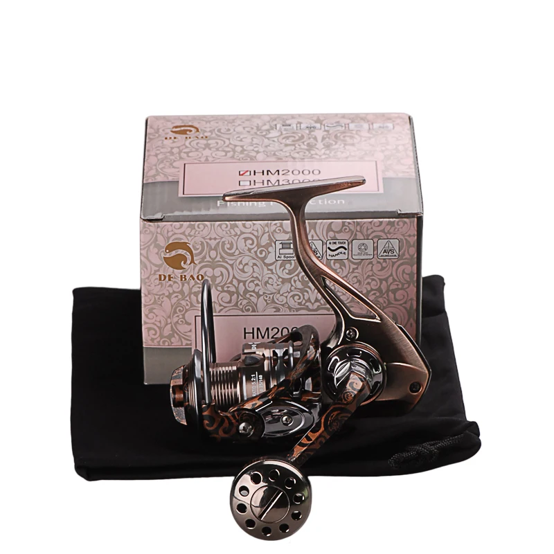 

2017 New Spinning Fishing Reel 4+1BB 5.2:1/4.9:1 Mulinello Peche Carretilhas De Pesca Carp Fish Coil Line Winder 2000-7000Series