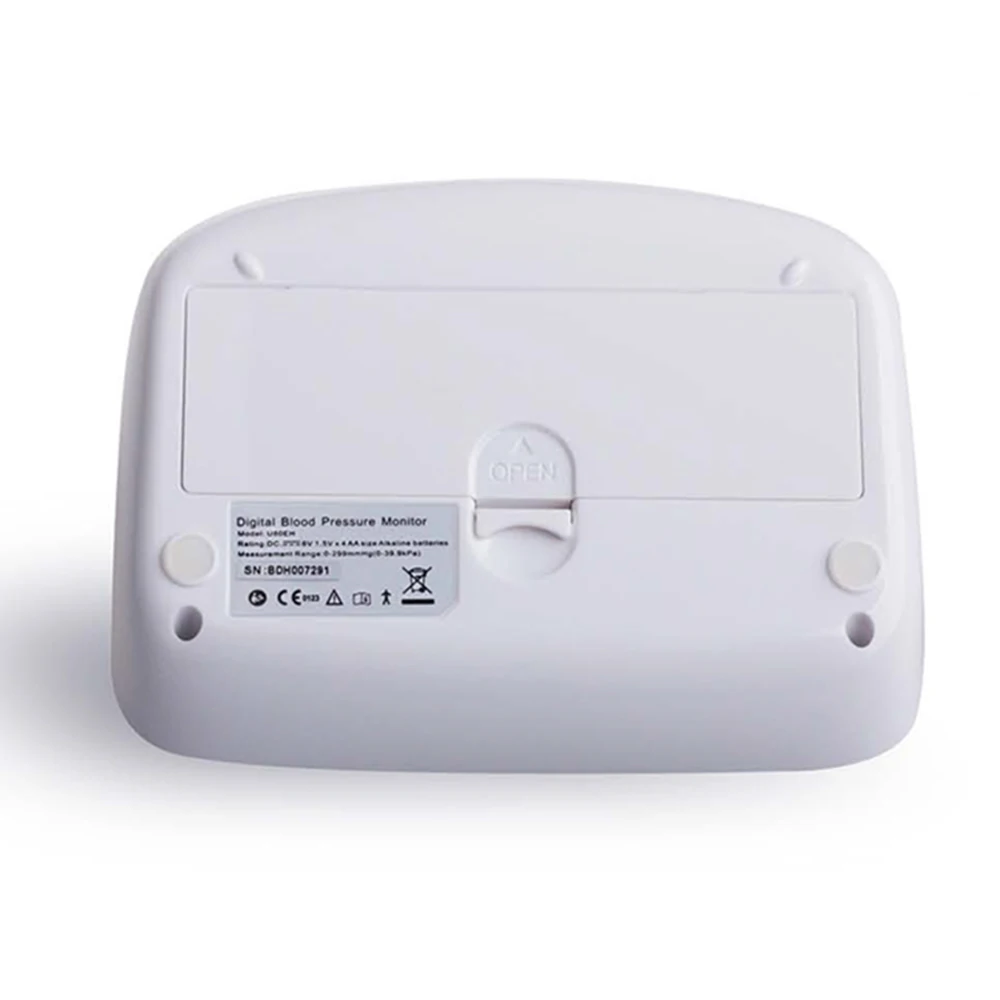 

Accurate Upper Arm Hight Blood Pressure Symptoms Monitor Heartbeat Indicator Tonometer Sphygmomanometer Heat Rate Meter U80EHB