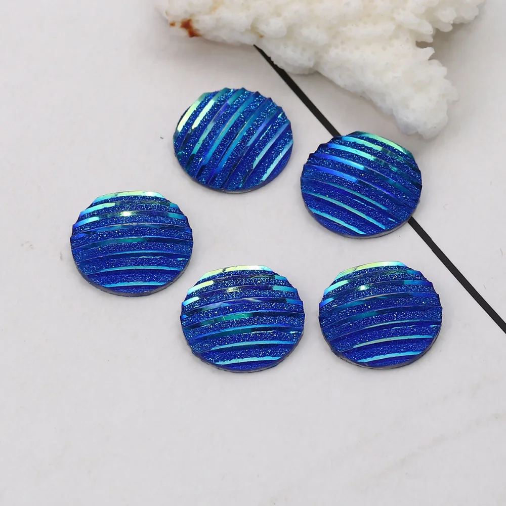 DoreenBeads смола AB радуга цвет Аврора Borealis купольное уплотнение Кабошон Круглые в