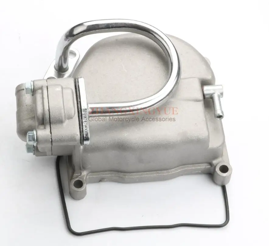 cylinder head 52 мм EGR комплект головки блока цилиндров и распределительного вала и коромысла и головки цилиндра и болт для GY6 50cc обновление 105cc 139QMB скутер - Цвет: cylinder head