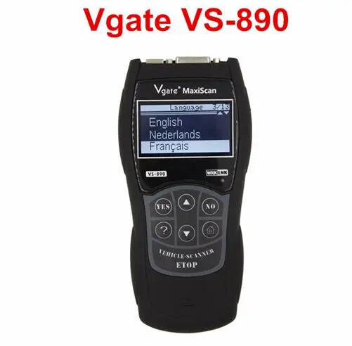 Vgate VS-890 Универсальный инструмент Vgate VS890 VS890S OBD 2 код неисправности двигателя считыватель-анализатор VS-890S VS 890 OBDII автомобиля диагностический сканер инструмент - Цвет: Vgate VS-890