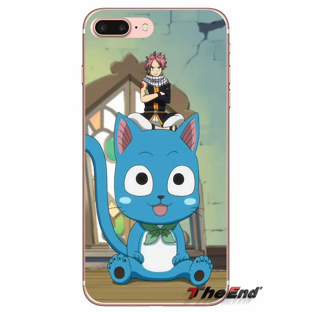 Силиконовый чехол из ТПУ для Huawei G7 G8 Ascend P7 P8 P9 Lite Honor 4C 5X 5C 6X Mate 7 8 9 Y3 Y5 Y6 II Pro Fairy Tail Happy