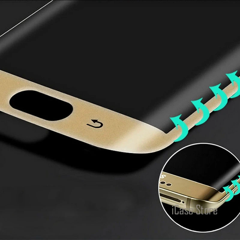 3D изогнутая Защитная пленка для экрана samsung Galaxy S7 края крышки взрывобезопасная из