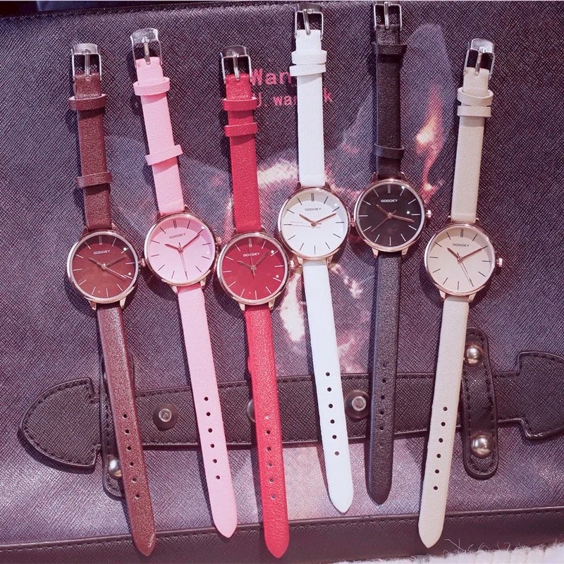 Минималистичные OL простые изысканные Женские кварцевые наручные часы