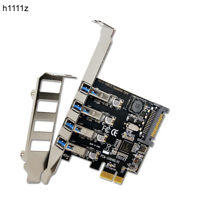 Плата расширения PCI Express на USB 3 0 10 шт. 4 порта с 15-контактным разъемом Sata |