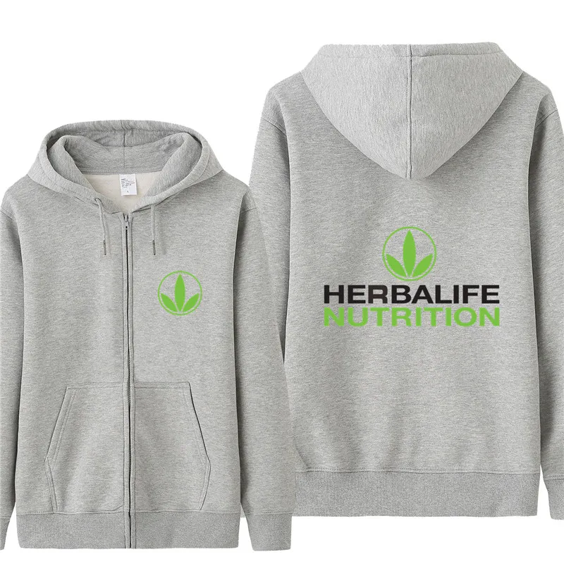Осенние добавки herbalife толстовки мужские модные пальто пуловер флисовый пуловер унисекс Мужские толстовки HS-055
