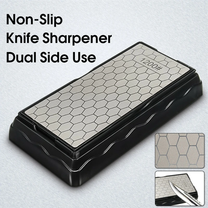 600 1200 Grit Diamond Kitchen Knife Sharpener Professional Sharpening Stone For a Fine and Coarse Grinding | Инструменты