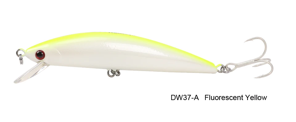 TSURINOYA DW37 тонущие приманки Minnow 120 мм 40 г тройные Крючки искусственная жесткая приманка Dur Карп рыболовные принадлежности; воблер