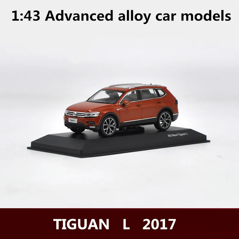 1:43 передовые модели автомобилей из сплава, высокая имитация TIGUAN L модели, металлические литья, Детские игрушечные транспортные средства