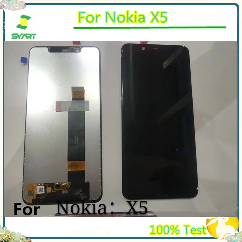 

100% Tested LCD Display Touch Screen Digitizer Assembly Touch Panel Assembly Replacement Part For Nokia X5