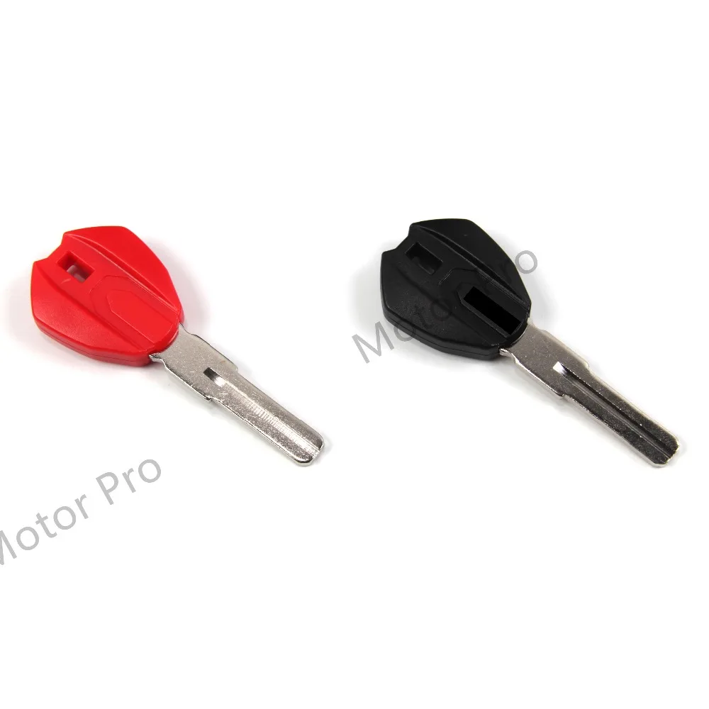 Uncut Blade Blank Key For Ducati Monster 659 696 795 796 1100 Motorcycle Replacement Accessories With Logo Monster659 BLACK RED |