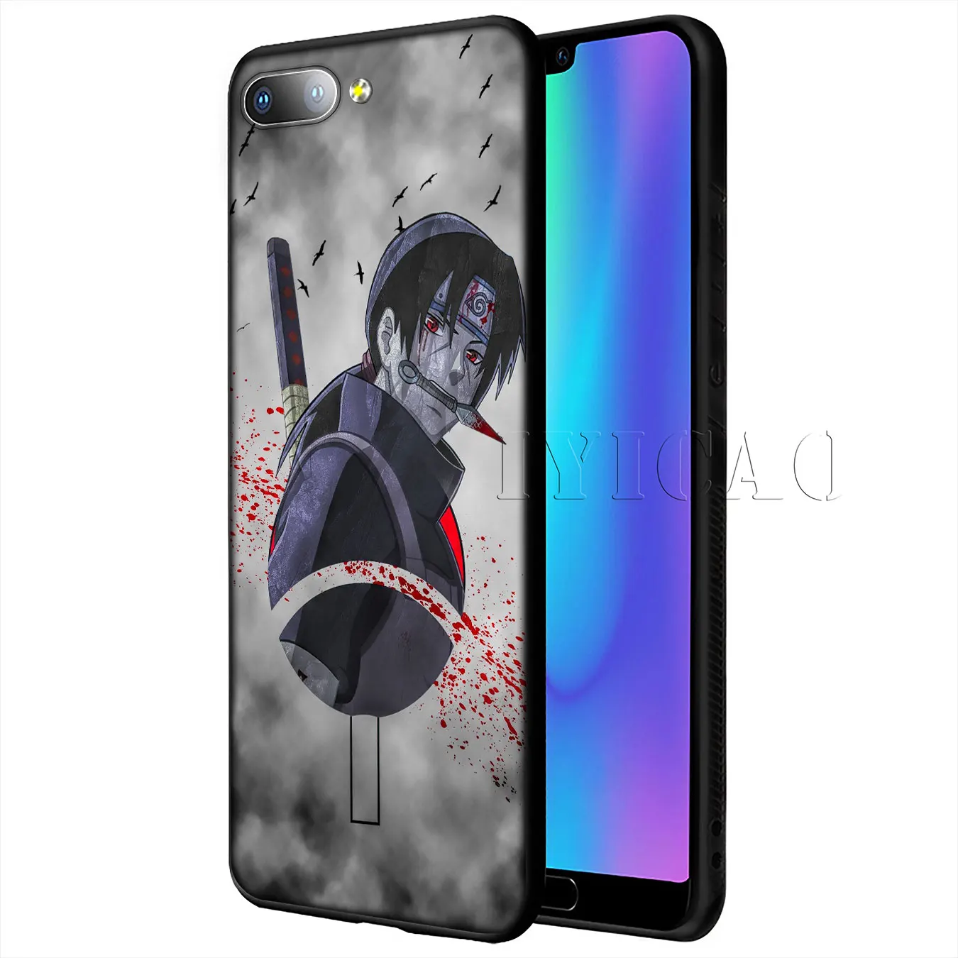 IYICAO Мягкий силиконовый чехол с японским Аниме Наруто Итачи для Huawei Y9 Y7 Y6 Prime 2019 Honor