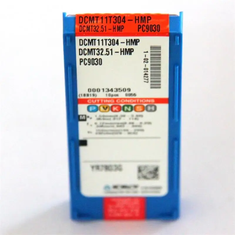 

R0.4 DCMT11T304-HMP PC9030 KORLOY токарные инструменты 100% Новые оригинальные высококачественные ножи с карбидным лезвием DCMT11T304-HMP PC9030
