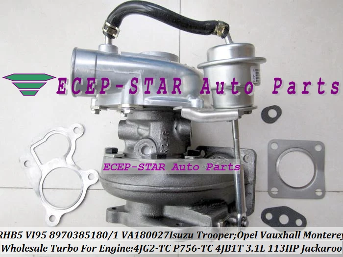 RHB5 8970385180 VI95 8971480750 8970863431 8971480762 8971228842 турбо для ISUZU Trooper Rodeo jackaromonterey 4JG2T 4JB1T 3.1L|turbo turbo