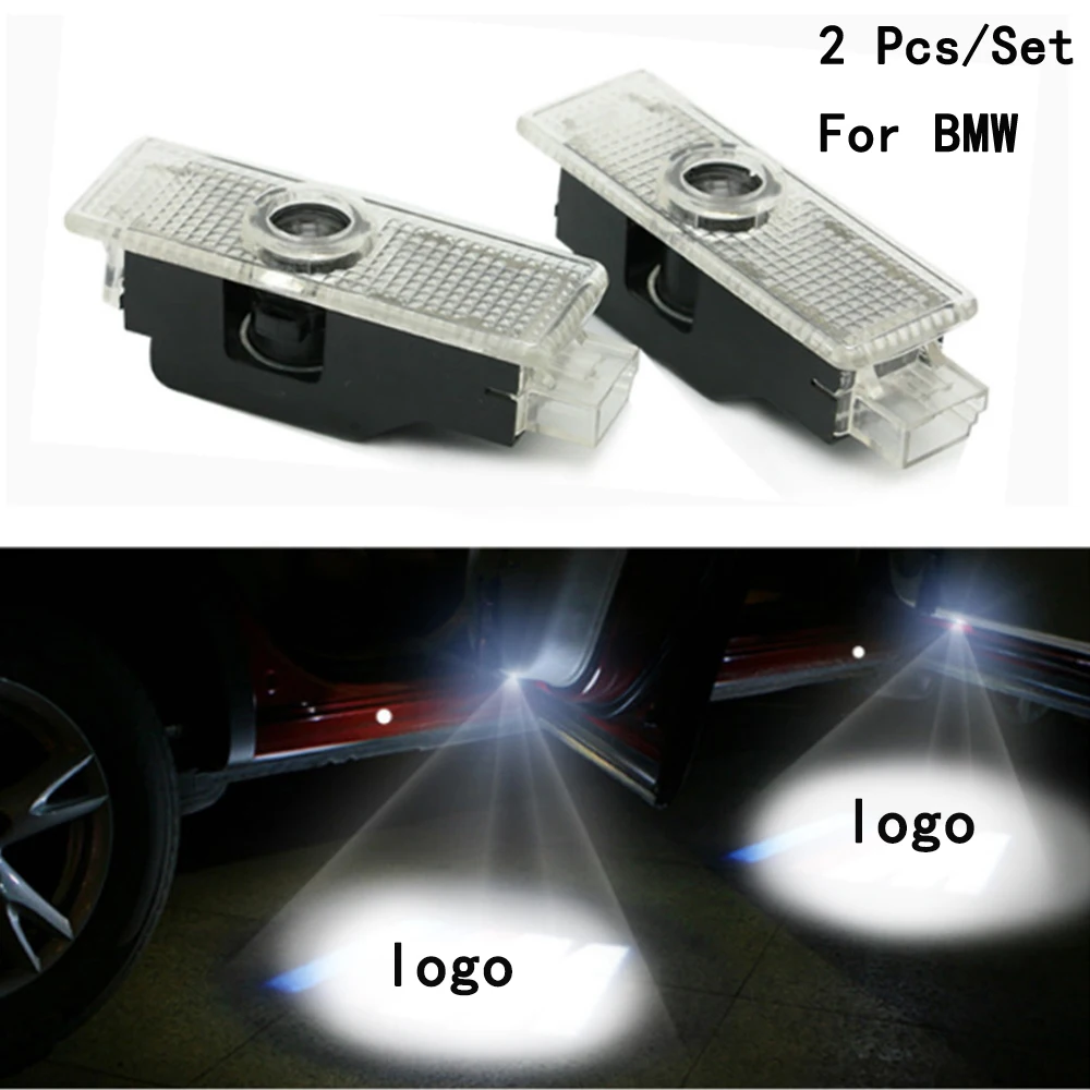 With Logo Lens Include LED Courtesy 2Pcs/Set Ghost Shadow Projetor Weclome Lamp Only For BMW E60/E90/F10/F30/F15/E63/E64/E65 | Автомобили
