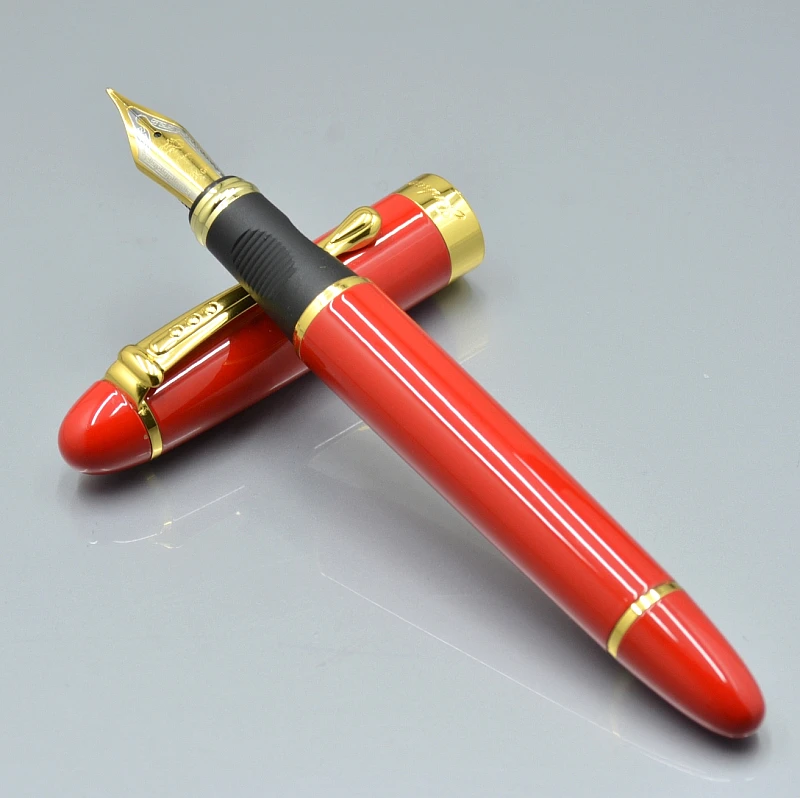 Высокое качество Jinhao X450 22 Цвета авторучки с золотой клип канцелярия Школьные принадлежности М перо Письма чернилами подарки