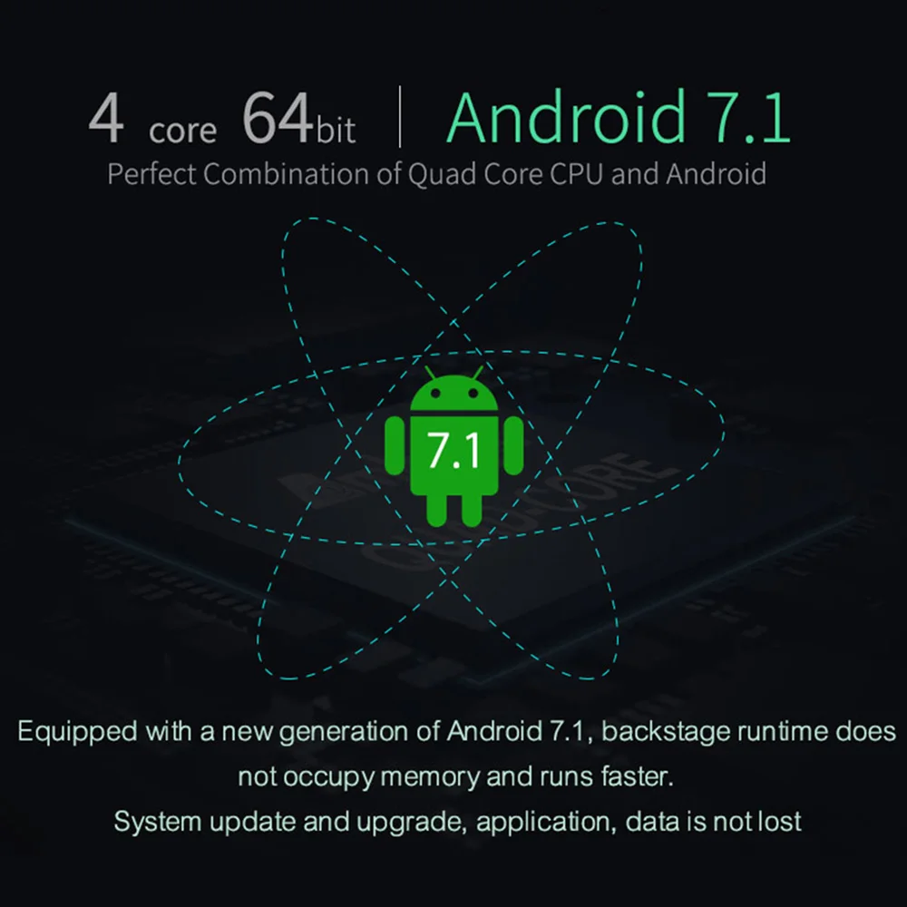 KIII PRO Amlogic S912 3 Гб оперативной памяти, 16 Гб встроенной памяти, Android 7.1.2 4K смарт ТВ коробка DVB-S2 DVB-T2 DVB-C 2,4G/5,0G двухъядерный процессор Wi-Fi Media player
