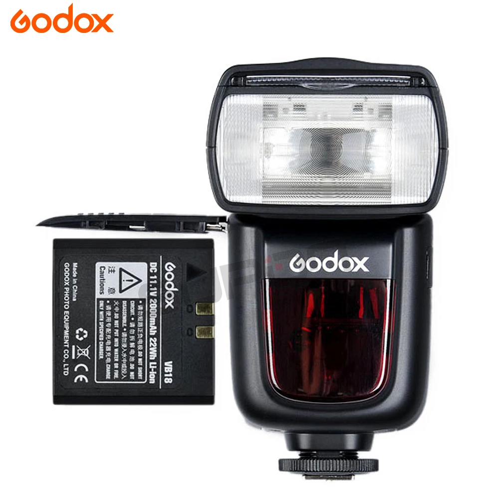 Godox Вспышка Speedlight 2 * V860IIC GN60 TTL вспышка для фотокамер Speedlite HSS 1/8000S
