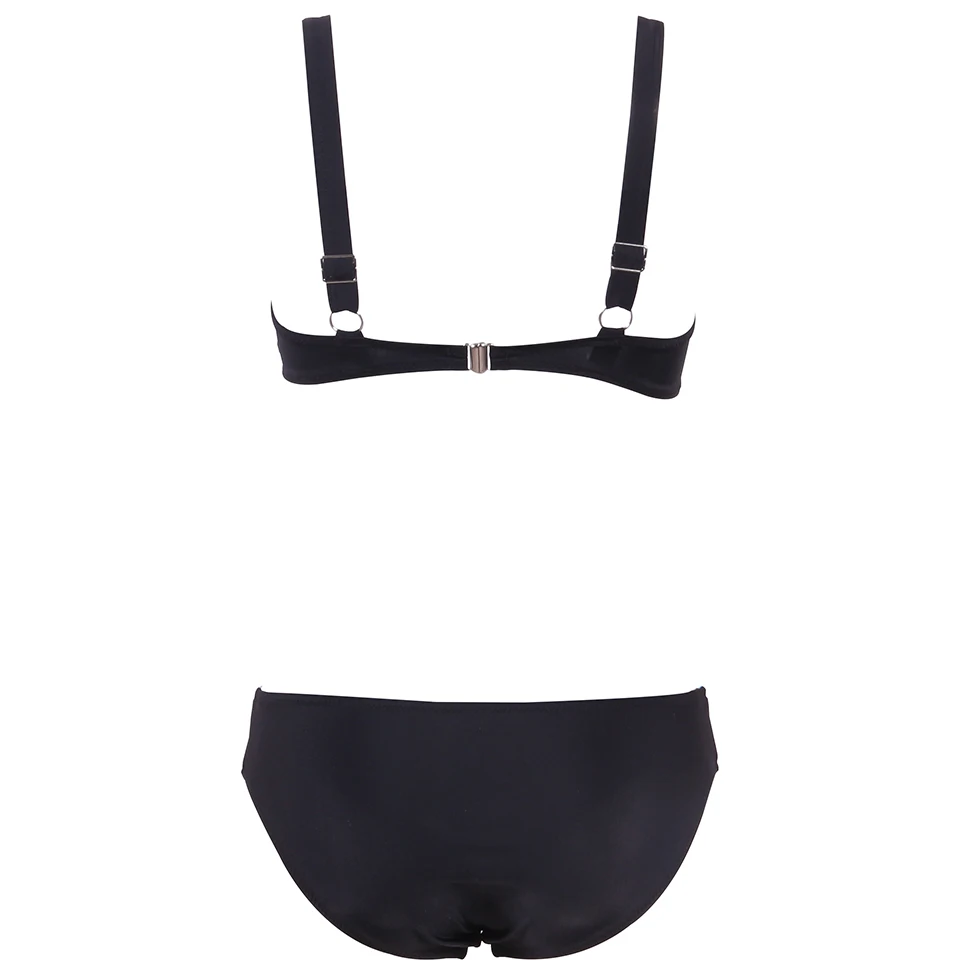 Женский купальник с пуш-ап SAMEGAM пляжный купальник-бандо бикини принтом 2019 |