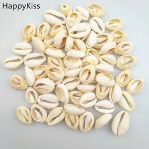 50 шт. 1,6-2 см небольшие объемные резные бусины из морских раковин для пляжа, раковины из натуральной раковины, ковбойские и ковбойские украшения, аксессуары для поделок, отверстия для творчества