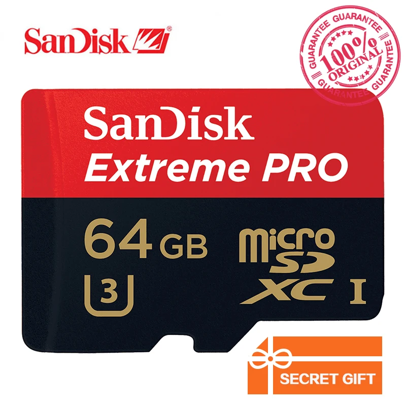 SanDisk micro sd Extreme PRO 256 ГБ UHS-I карта памяти 128 Гб micro sd карта 64 Гб TF карта 170 МБ/с./с класс 10 U3 V30 A2 картао де мемори