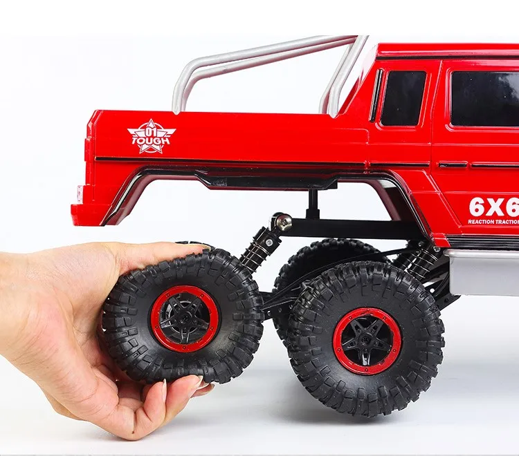 1/10 Радиоуправляемая машина 6WD 2,4 Ghz с дистанционным управлением, высокая скорость, внедорожник, грузовик, игрушки 6x6 RC, рок-гусеничный багги, скалолазание, автомобиль, детские игрушки для мальчиков