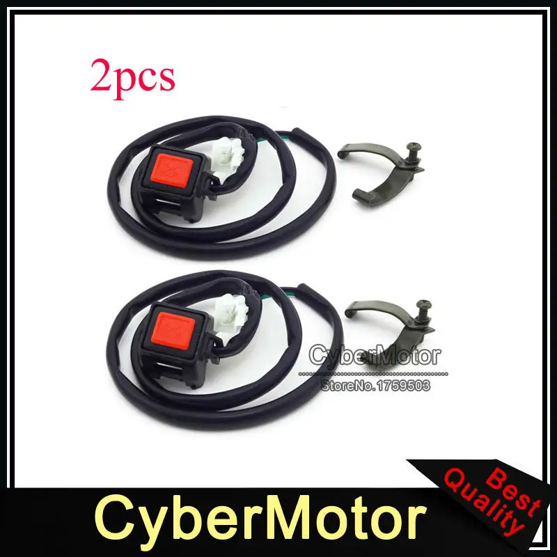 2x мотоциклетный кнопочный выключатель для 125cc 140 150 160cc YX Lifan SSR TTR Thumpstar CRF 70