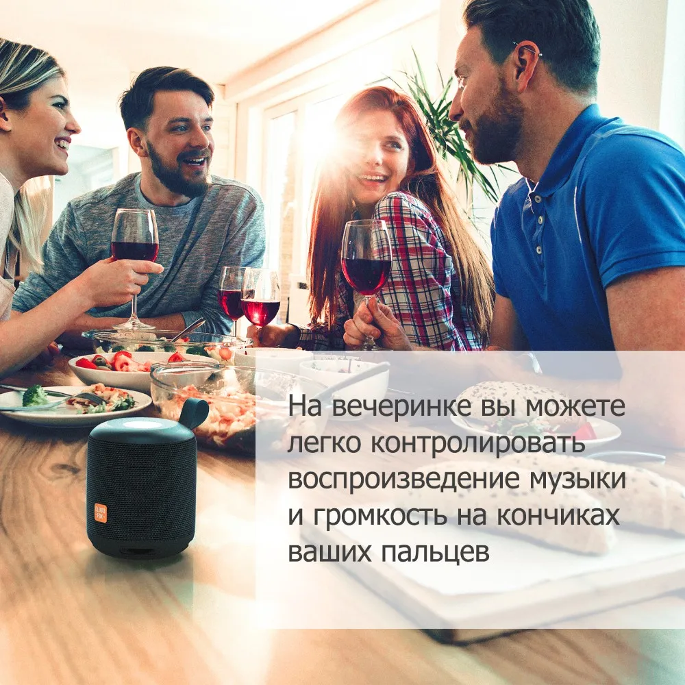 ДОСС облако Фокс WB-106 Bluetooth Динамик СПЦ Беспроводной Портативный мини Динамик s Водонепроницаемый IPX5 вибрационный динамик беспроводная колонка