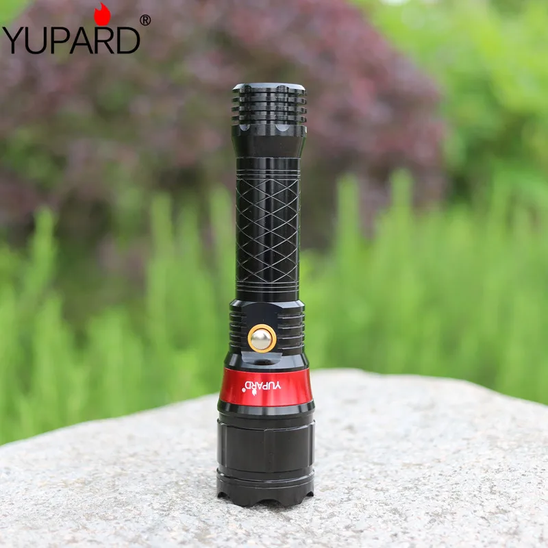 Многофункциональный светодиодный и красный лазерный фонарик YUPARD Q5 с