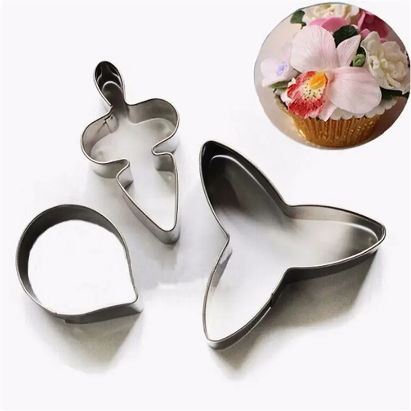 3 шт./компл. DIY Орхидея шаблон для цветов из мамастики лепесток жаростойкая