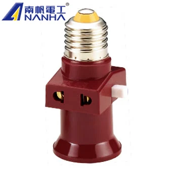 Розетка с двойным патроном для лампы Sail e27 резьбовым креплением 4 отверстиями