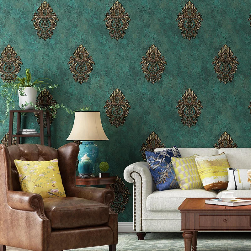 

Высококачественные 3D стереоскопические обои в американском ретро стиле, европейские роскошные обои для гостиной, Электрический Диван, обо...