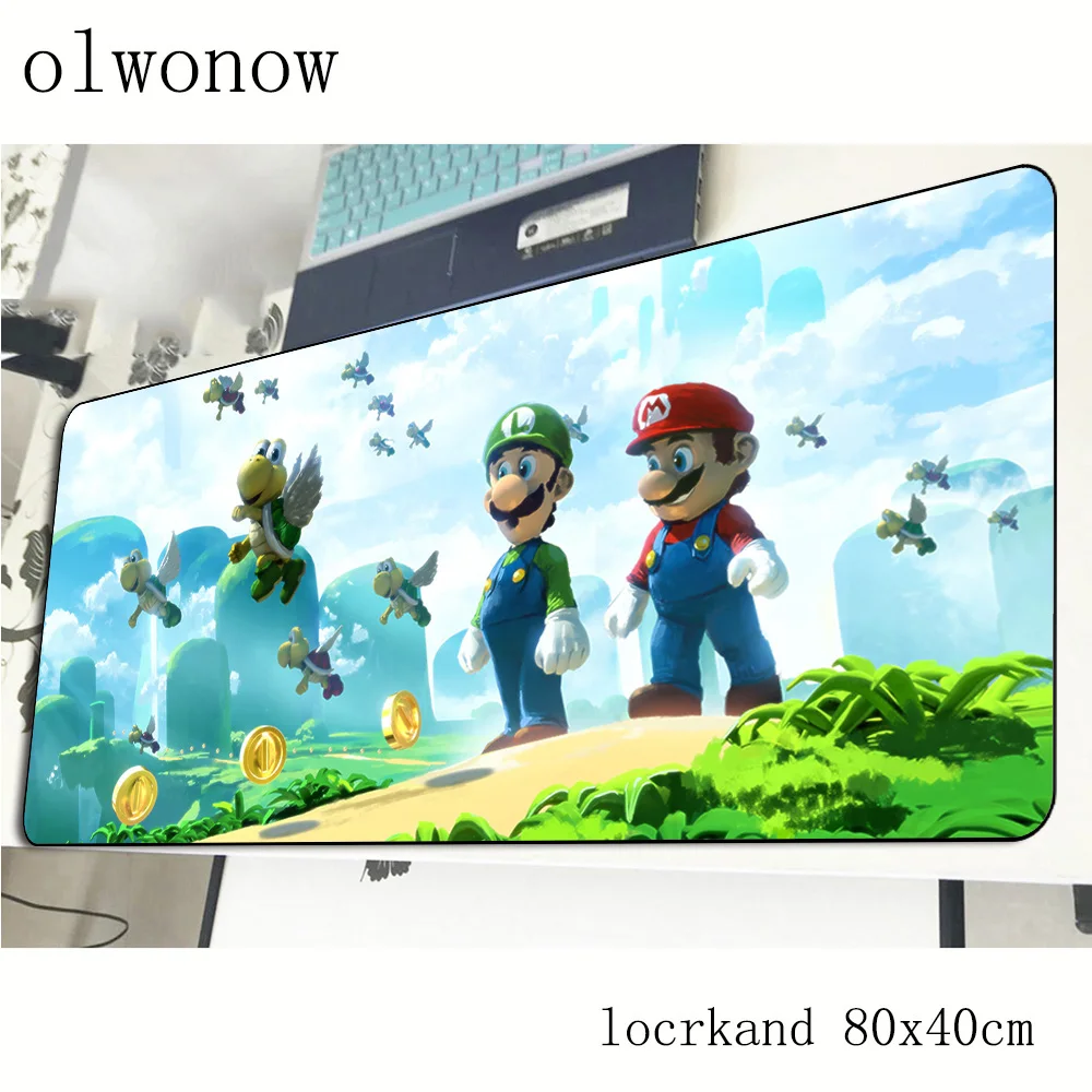 Марио Коврик для игровой мыши High-end 800x400x2mm коврик Лидер продаж ноутбук аксессуары