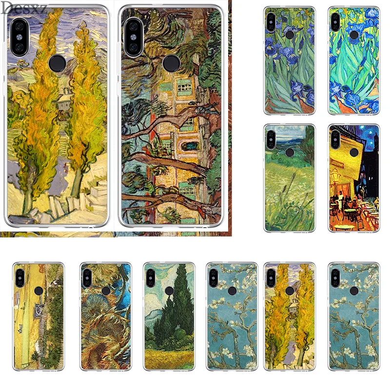 VanGogh чехол для телефона с рисунком &quotКартина маслом&quot Xiaomi Mi 6 8 Lite SE A1 A2 5X 6X Mix 2S F1