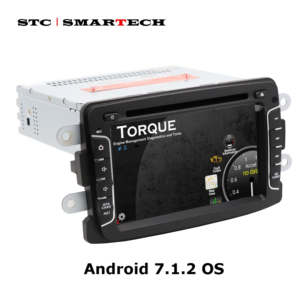 SMARTECH Android 7.1.2 Автомобильный CD DVD gps навигация для Dacia Duster Sandero Renault Captur Lada XRAY 2 Logan с CAN