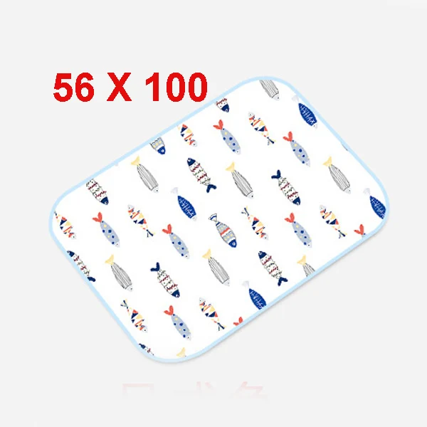 H 56X100 Портативный складной моющийся подгузник для новорожденных, пеленальный коврик для ухода за ребенком, пеленальный коврик, подгузник для беременных, аксессуары для детских колясок - Цвет: H 56X100