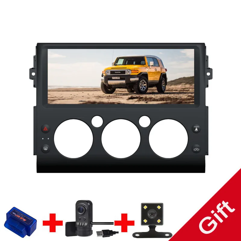 Android 8 0 Восьмиядерный PX5 подходит для Toyota FJ Cruiser 2006- 2013 автомобильный DVD плеер