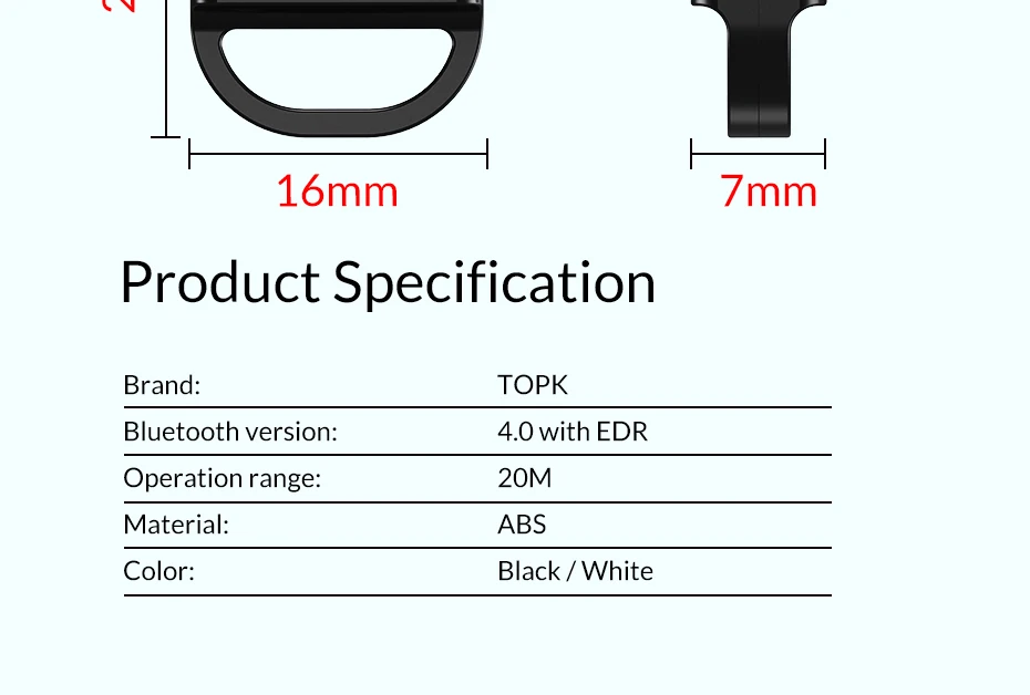 TOPK L06 USB Bluetooth ключ адаптер для компьютера ПК Беспроводная мышь Bluetooth 4,0 музыкальный приемник с динамиком передатчик