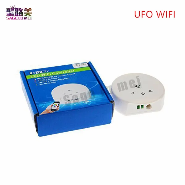 Светодиодный пульт дистанционного управления Wi Fi UFO RGB RGBW Радиочастотный Magic Home