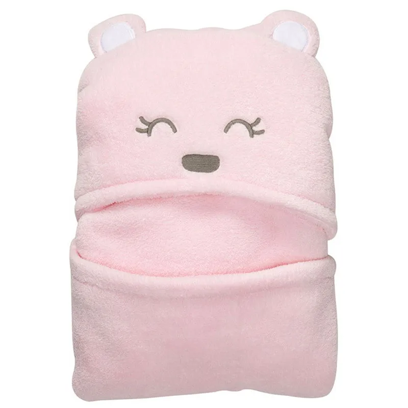 Мягкие детские одеяла искусственное полотенце в форме животного с капюшоном