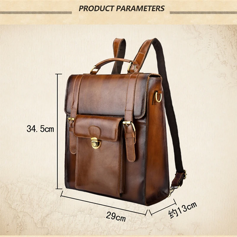 Для мужчин Мини Back Pack пояса из натуральной кожи ручная сумка через плечо пакет
