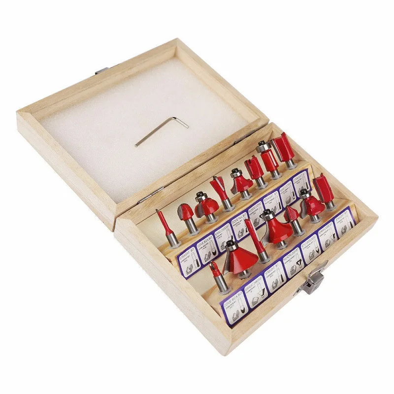 Фрезы для деревообработки хвостовик 1/4 дюйма/8 мм карбидная фреза гравировальные