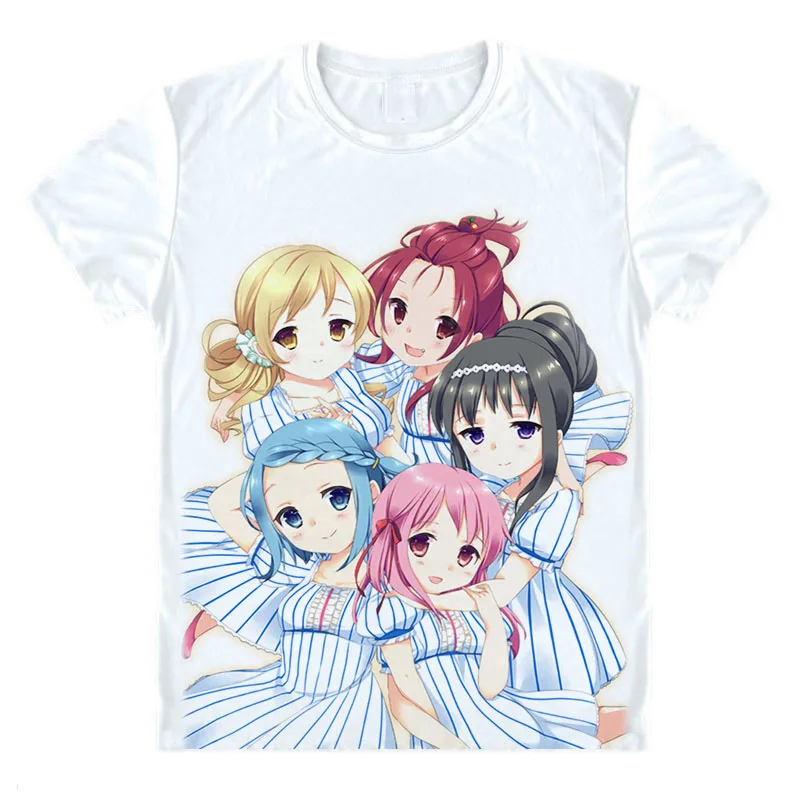 9 Аниме puella magi madoka magica футболка sayaka Kaname Madoka Akemi Homura Волшебная футболка с ведьмой Милая футболка подарок футболка - Цвет: 9