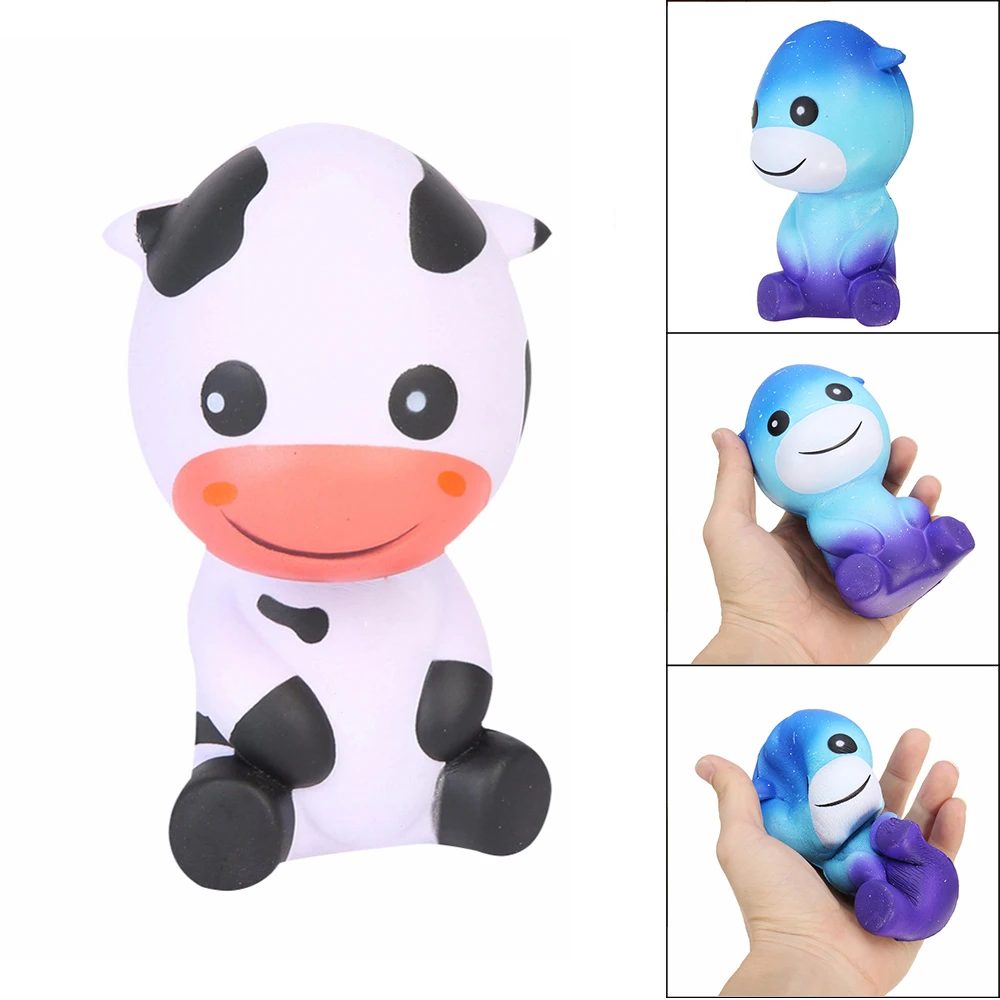 For Squishy Baby Cow Jumbo 14cm Slow Rising With Packaging Collection Gift Decor Toy Phone Straps | Игрушки и хобби