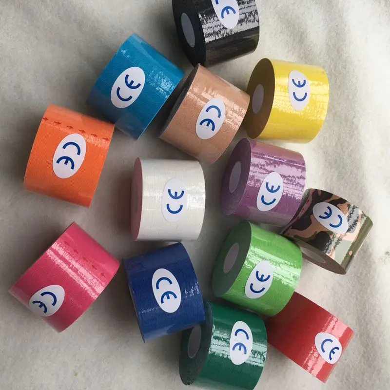 Кинезиологическая терапевтическая лента 5 см * для мышц обеспечения безопасности