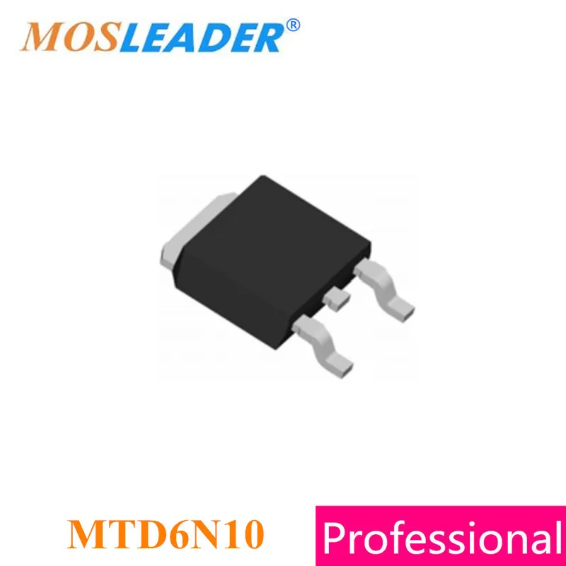 Mosleader MTD6N10 TO252 100 шт 500 MTD6N10E DPAK 6N10 D6N10 100В n-канальный высокое качество | Электроника