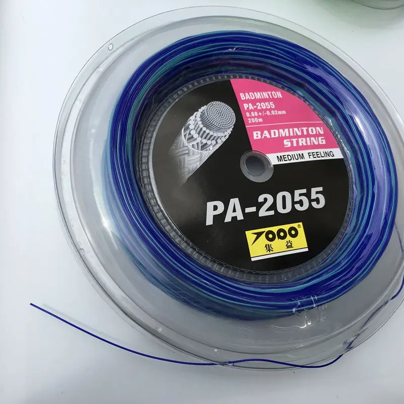 4 катушки/партия PA-2055 200 м красочная катушка для бадминтона 200 м